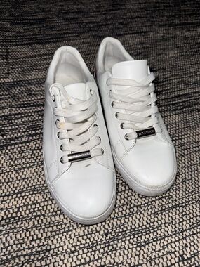 Tommy Hilfiger White Low-Top Leather Sneakers